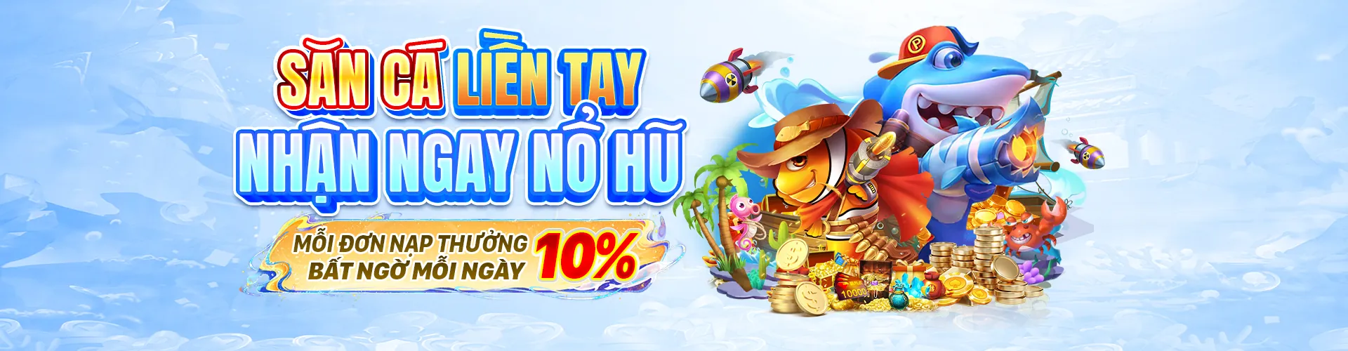 Hình ảnh nền trò chơi Bắn Cá 188v5 với đại dương sống động và cá vàng